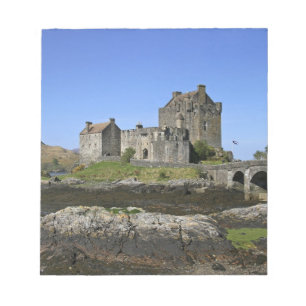 Bloc-note Château Eilean Donan, Écosse. Le célèbre Eilea