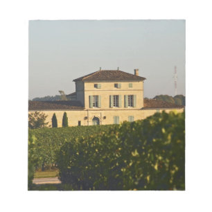 Bloc-note Château Lafleur Petrus et vignoble, dans Pomerol,