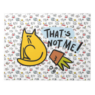 Bloc-note Chats amusants, lait et magie.