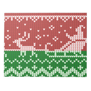 Bloc-note Chaudron moche Le Père Noël traîne et rennes