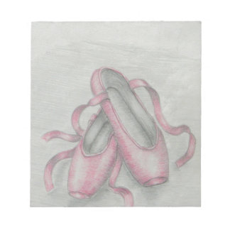 Bloc-note chaussures de ballet