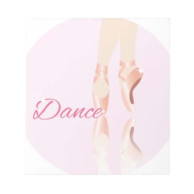 Bloc-note Chaussures de ballet de danse (Devant)