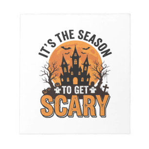 Bloc-note Chemise Château Hanté Saison Effrayante Halloween 
