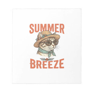 Bloc-note Chemise de design de gravure vintage de chat de br