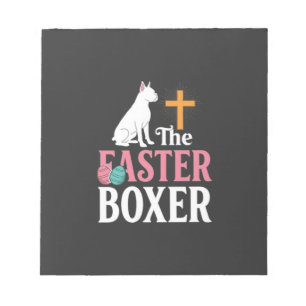 Bloc-note Chemise de gravure vintage de chien de boxeur de P