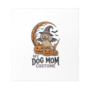 Bloc-note Chemise de maman de chien Halloween Costume de chi