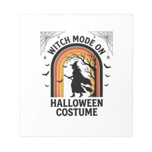 Bloc-note Chemise de sorcière d'Halloween Costume drôle Grav