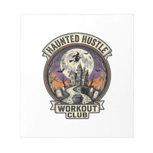Bloc-note Chemise de sport Halloween Hustle ensorcelé Gravur