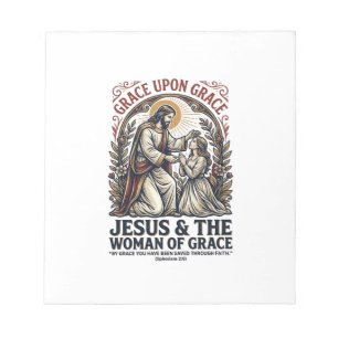 Bloc-note Chemise d'encouragement pour femmes Jésus Ménopaus
