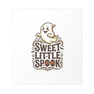 Bloc-note Chemise fantôme mignonne Halloween vintage effraya