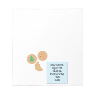 Bloc-note Cher Père Noël - Apportez des jouets