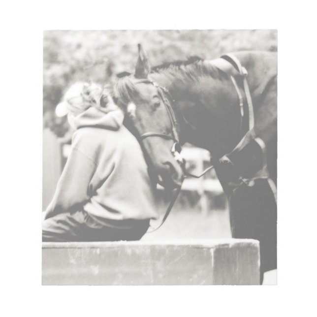 Bloc-note Cheval blanc (Devant)