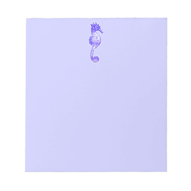 Bloc-note Cheval de mer Cute Cadeau animal marin (Devant)