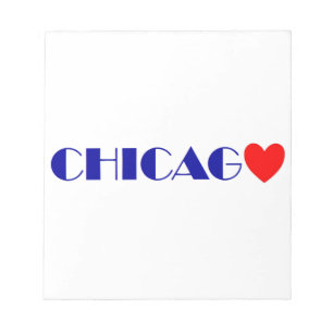 Bloc-note chicago j'aime