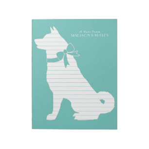 Bloc-note Chien Akita Puppy
