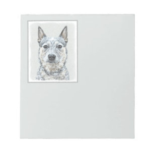 Bloc-note Chien de bétail australien - Cute Original Dog Art