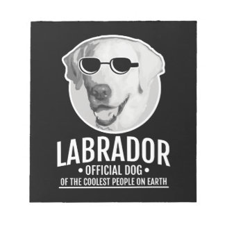 Bloc-note Chien Officiel Du Labrador Des Gens Les Plus Cools