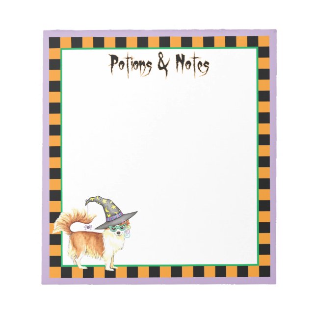 Bloc-note Chihuahua Witch (Devant)