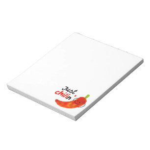 Bloc-note Chili Pepper Pun Positif - Juste chilien