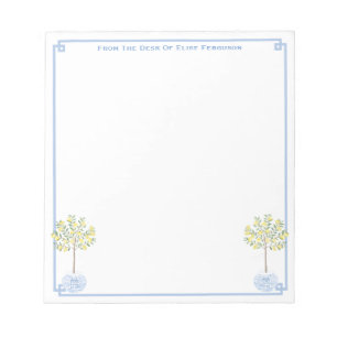 Bloc-note Chinoiserie Chic Lemon Tree Classic Lady's Desk