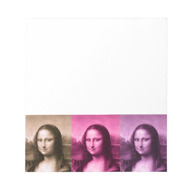 Bloc-note Chocolat rose violet Mona Lisa (Devant)