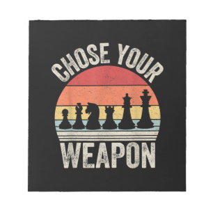 Bloc-note Choose Your Weapon