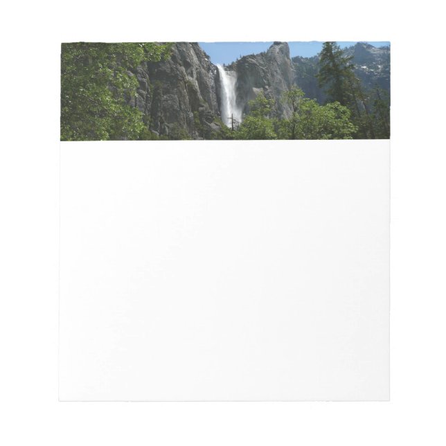 Bloc-note Chutes de Bridalveil au parc national Yosemite (Devant)