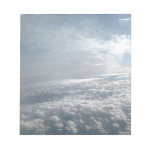 Bloc-note Ciel, vue plate, beaux nuages