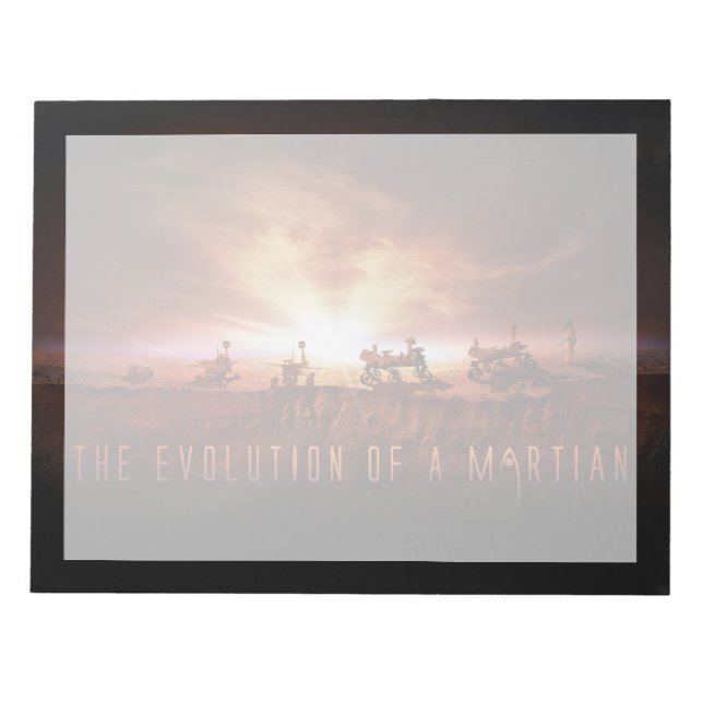 Bloc-note Cinq rovers Mars réussis (Devant)