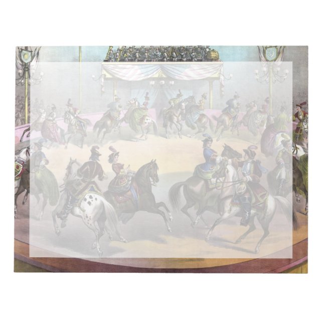 Bloc-note Cirque Grand Finale, Cirque 1872. (Devant)