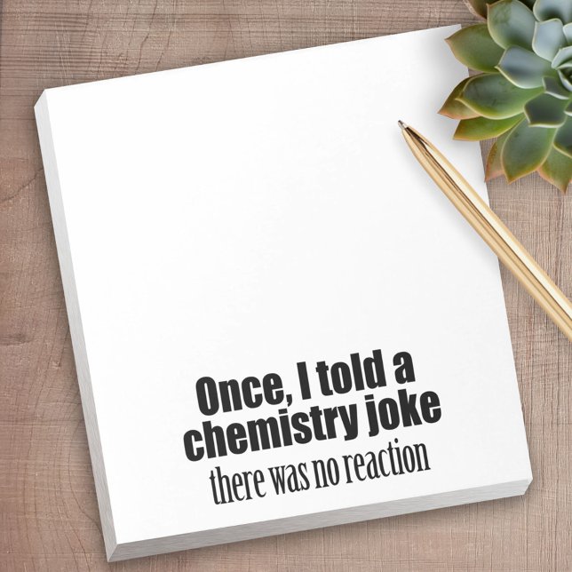 Bloc-note Citation de professeur de chimie amusante - aucune (Personalized Notepad - a fun gift or useful promotional product)