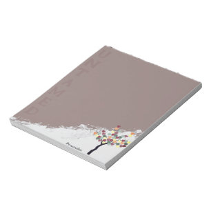 Bloc-note Citation non estampillée Love Heart Tree papier d'