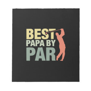 Bloc-note Citations grand-père   Best Papa By Par Golf