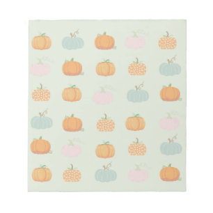 Bloc-note Citrouille coloré