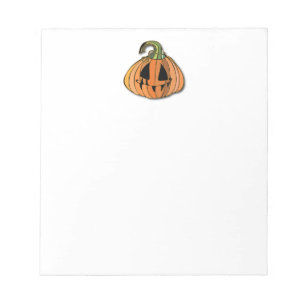 Bloc-note Citrouille de Jack-o'-lantern de pays
