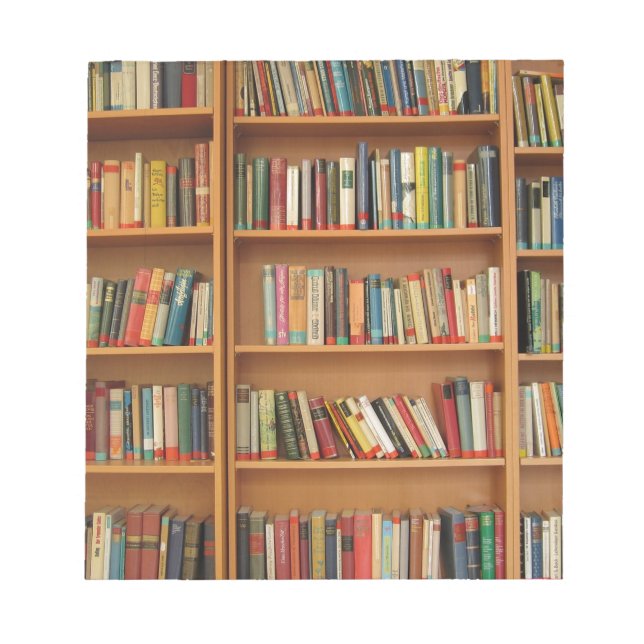 Bloc-note Classic book shelf pattern (Devant)