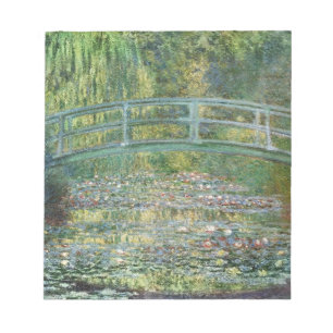 Bloc-note Claude Monet Pont Japonais Nymphéa Art