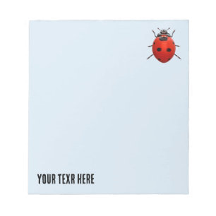 Bloc-note Coccinelle Chanceuse