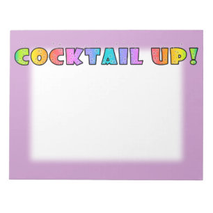 BLOC-NOTE COCKTAIL UP ! GRAND NOTEPAD