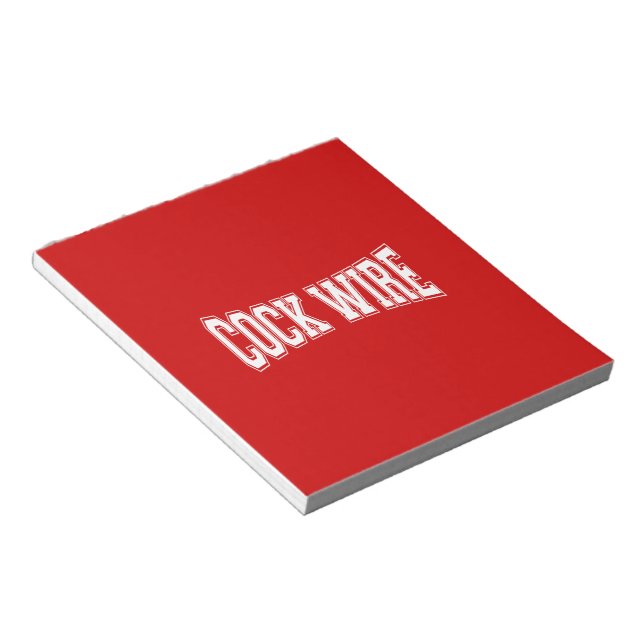 BLOC-NOTE COCKWIRE (Incliné)