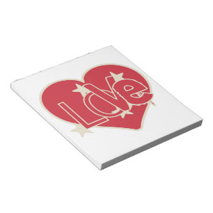 BLOC-NOTE COEUR AMOUR