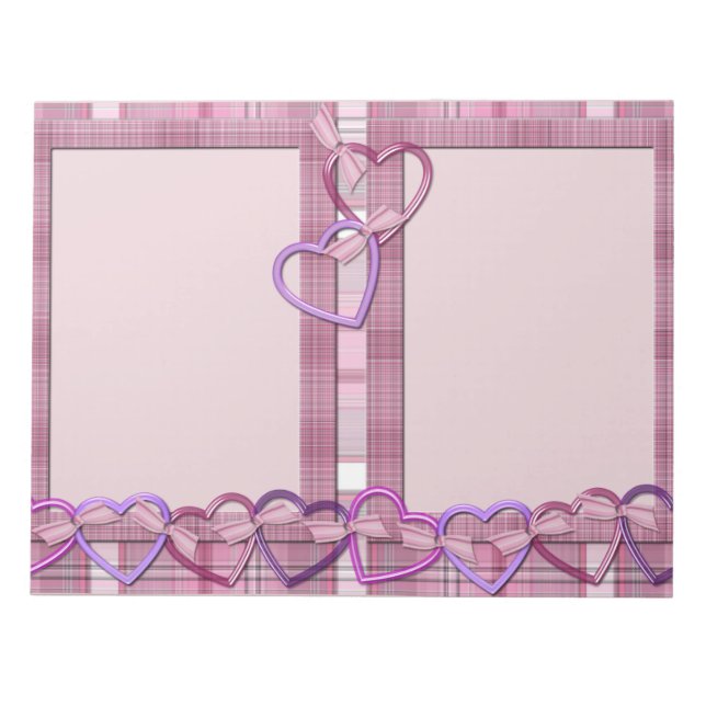 Bloc-note Coeurs (Devant)