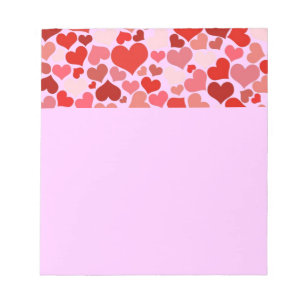 Bloc-note Coeurs
