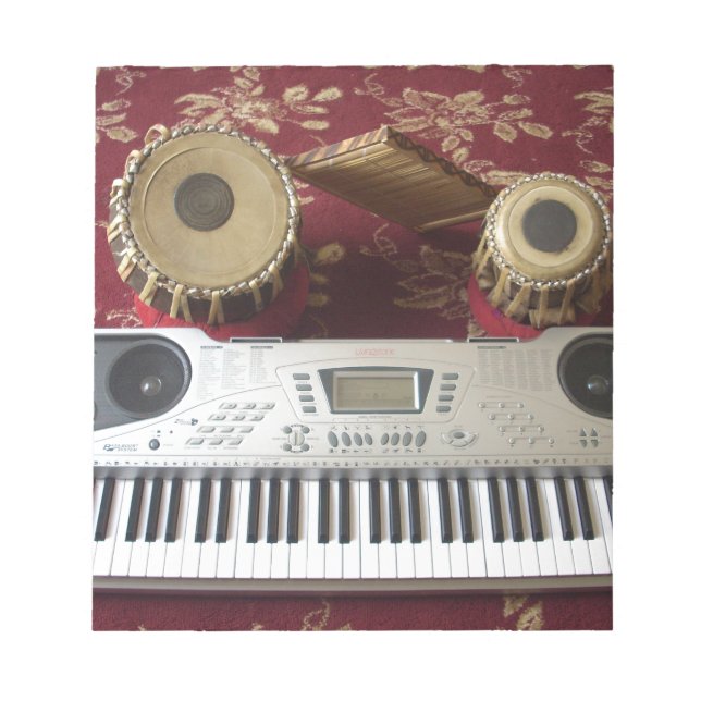 Bloc-note Coin créatif : Tapisserie musicale (Devant)