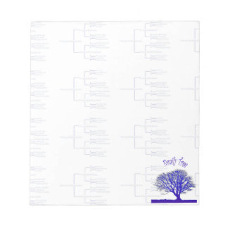 Bloc-note Collection d'arbres familiaux