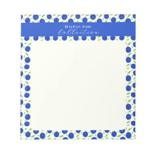 Bloc-note Collection de prunes botaniques ivoire