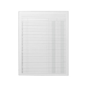 Bloc-note Colonne Comptabilité 2