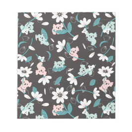 Bloc-note Colorful Koala Pattern Cute Animal and Floral