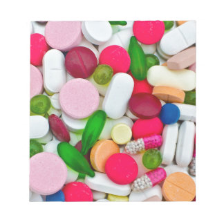 Bloc-note Colorful pills custom product