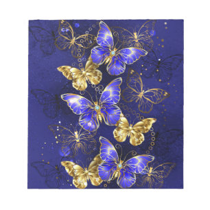 Bloc-note Composition avec papillons Sapphire